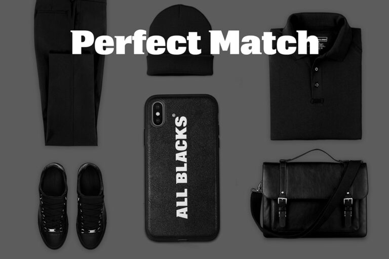 All Blacks Soft Brush Phone Case Series AD