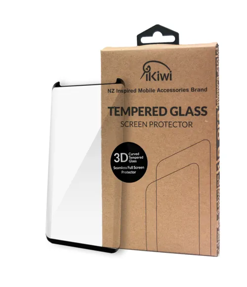 iKiwi Curved Tempered Glass Packaging