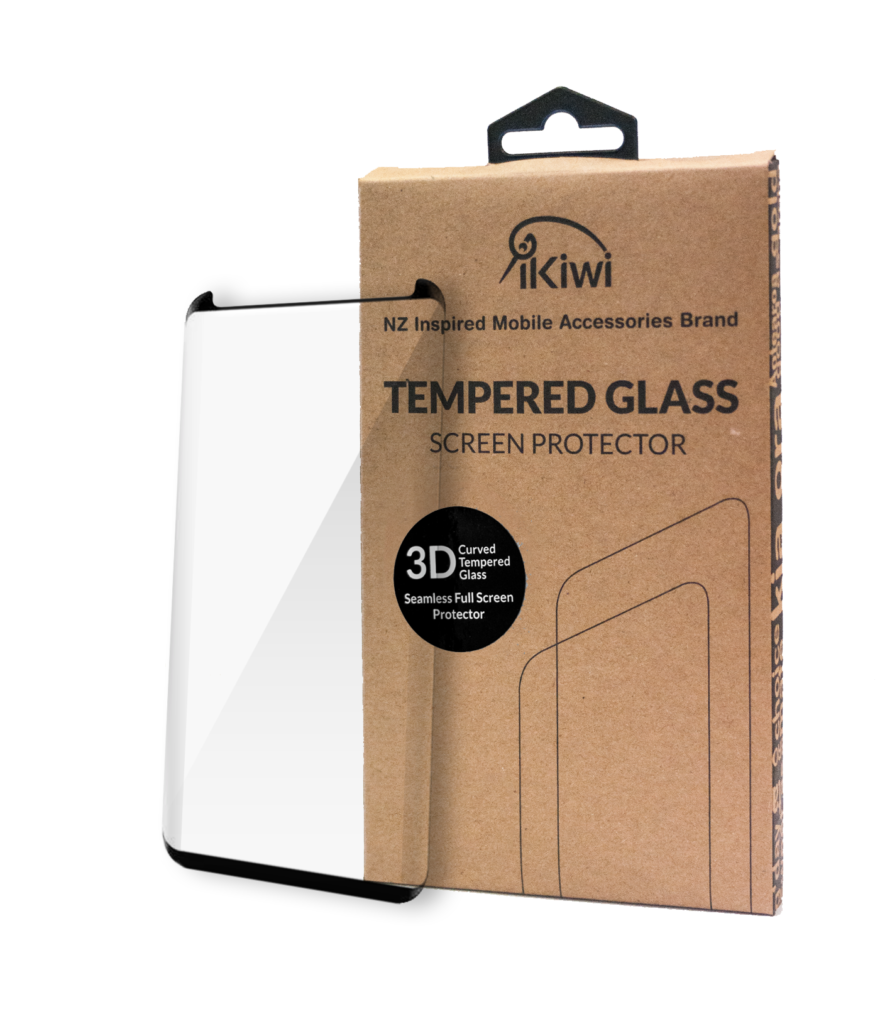 iKiwi Curved Tempered Glass Packaging Design